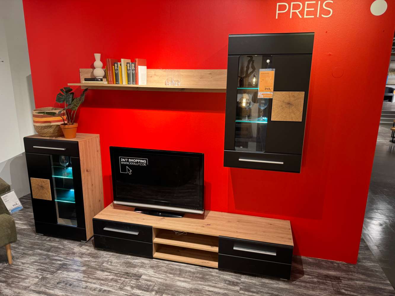 Wohnwand Georgia, BHZ, XXXLutz, Möbel