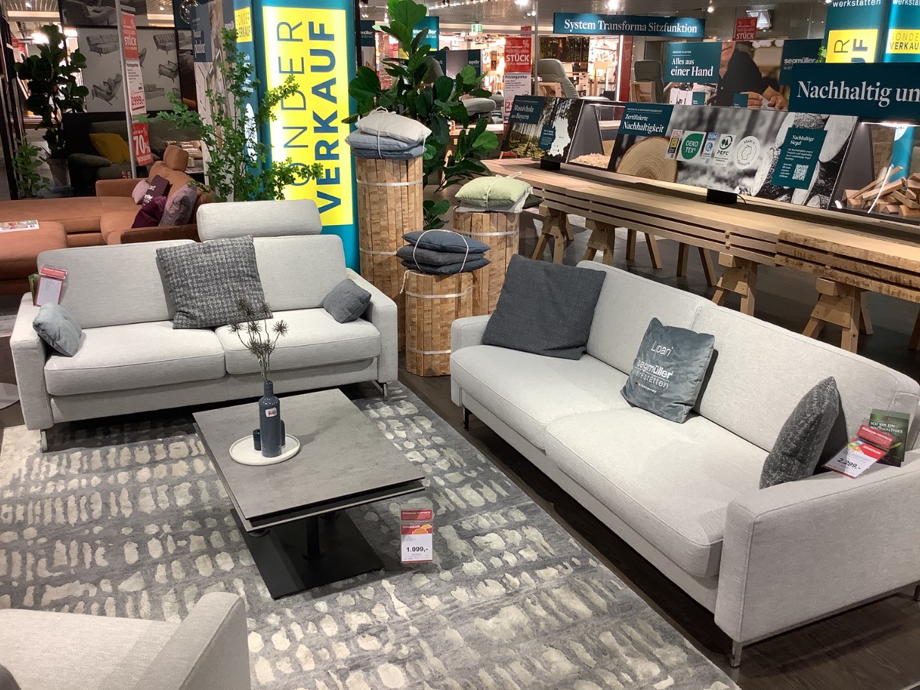 Polstergarnitur, Sofa