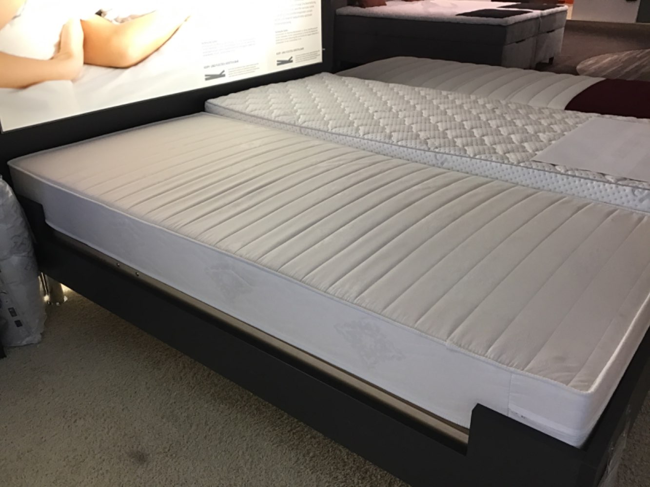 Federkernmatratze in Festigkeit H2 Maß 90x200cm