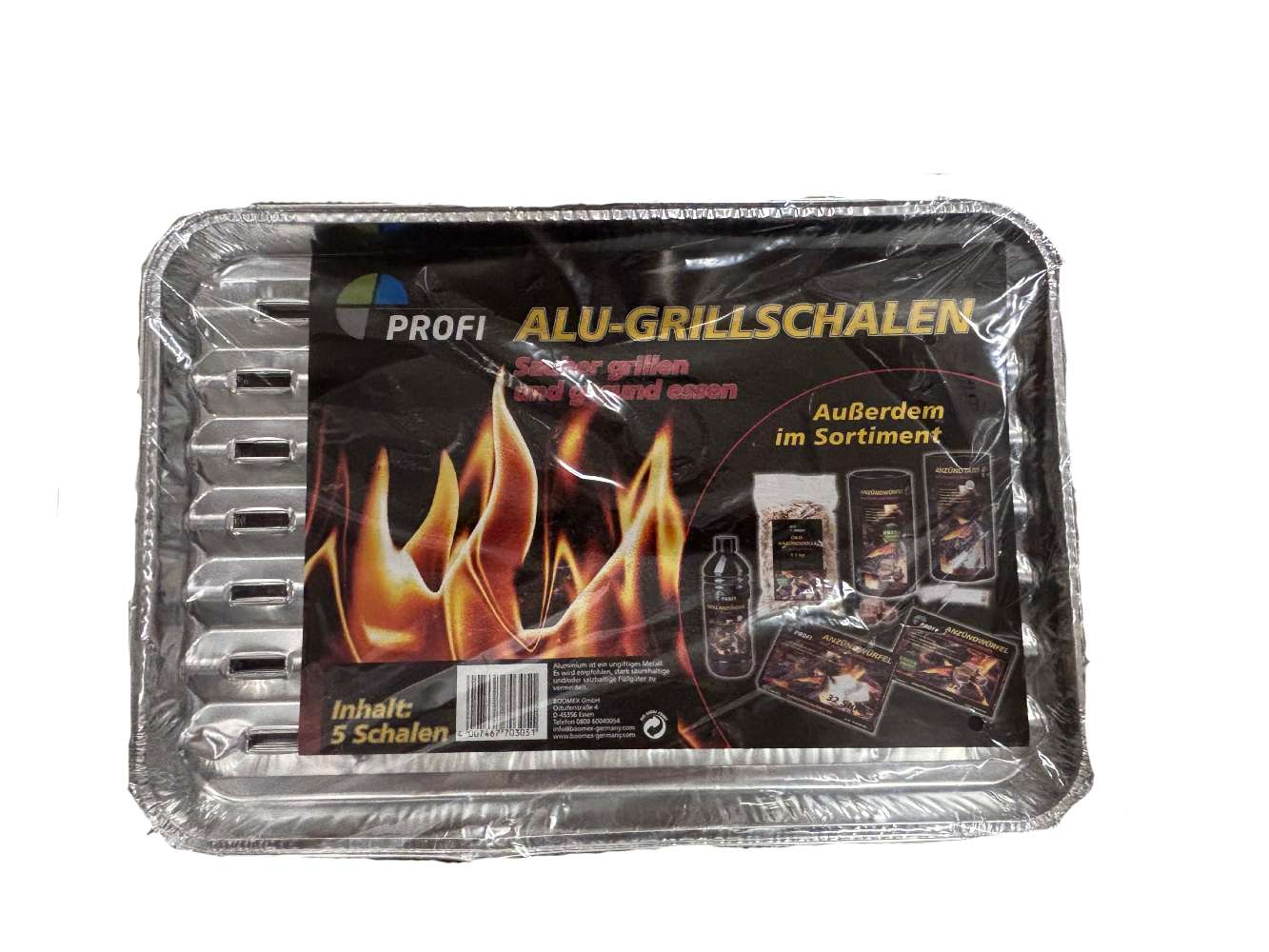 Profi Alu-Grillschalen