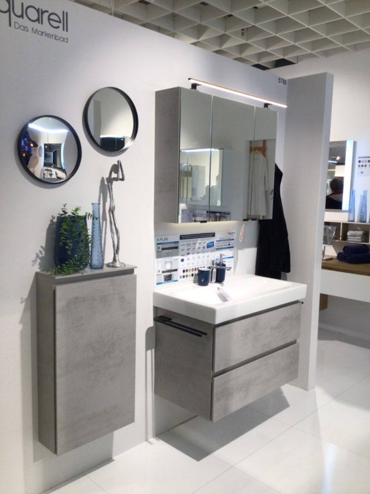 Badezimmerset Aquarell A–Plan