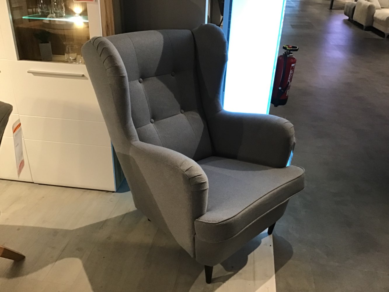 XXXLutz Ausstellungsstück Möbel Ohrensessel Oskar S anthrazit