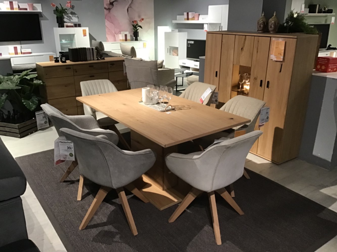 XXXLutz Ausstellungsstück Möbel Esstisch Pergola Eiche massiv