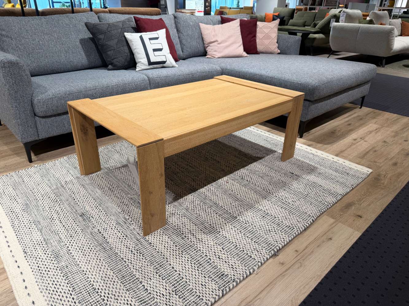 Couchtisch Wildeiche teilmassiv