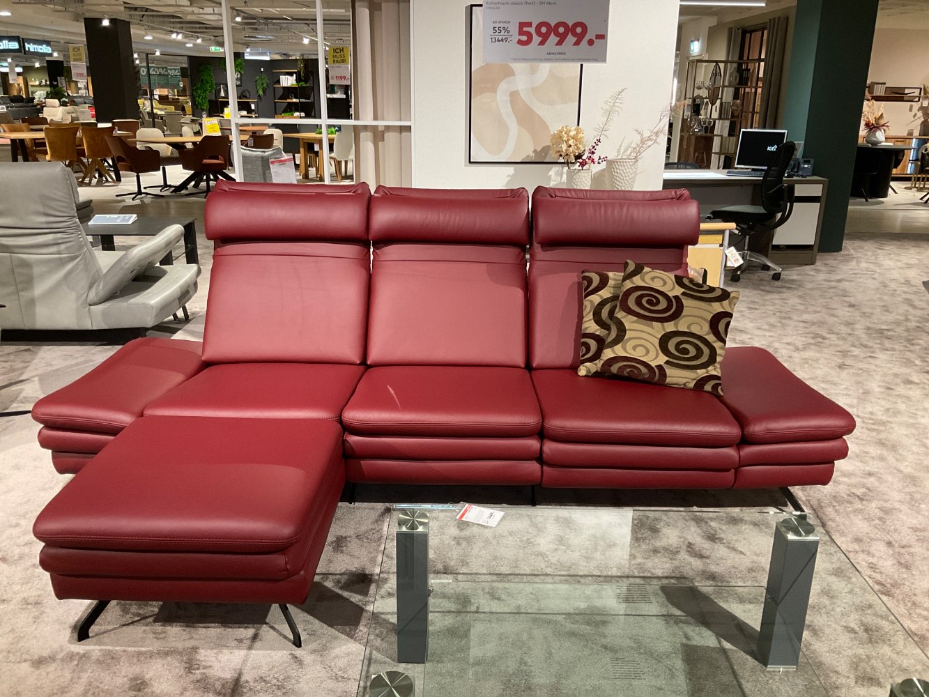 Rundecke Comfortline Leder bombay