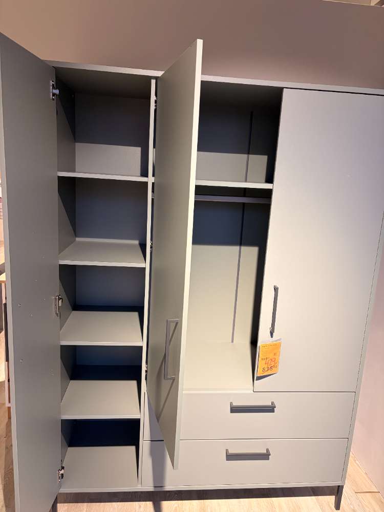 MÖBEL,  KINDERKLEIDERSCHRANK,PINE GREEN MATT LACK , XXXLUTZ