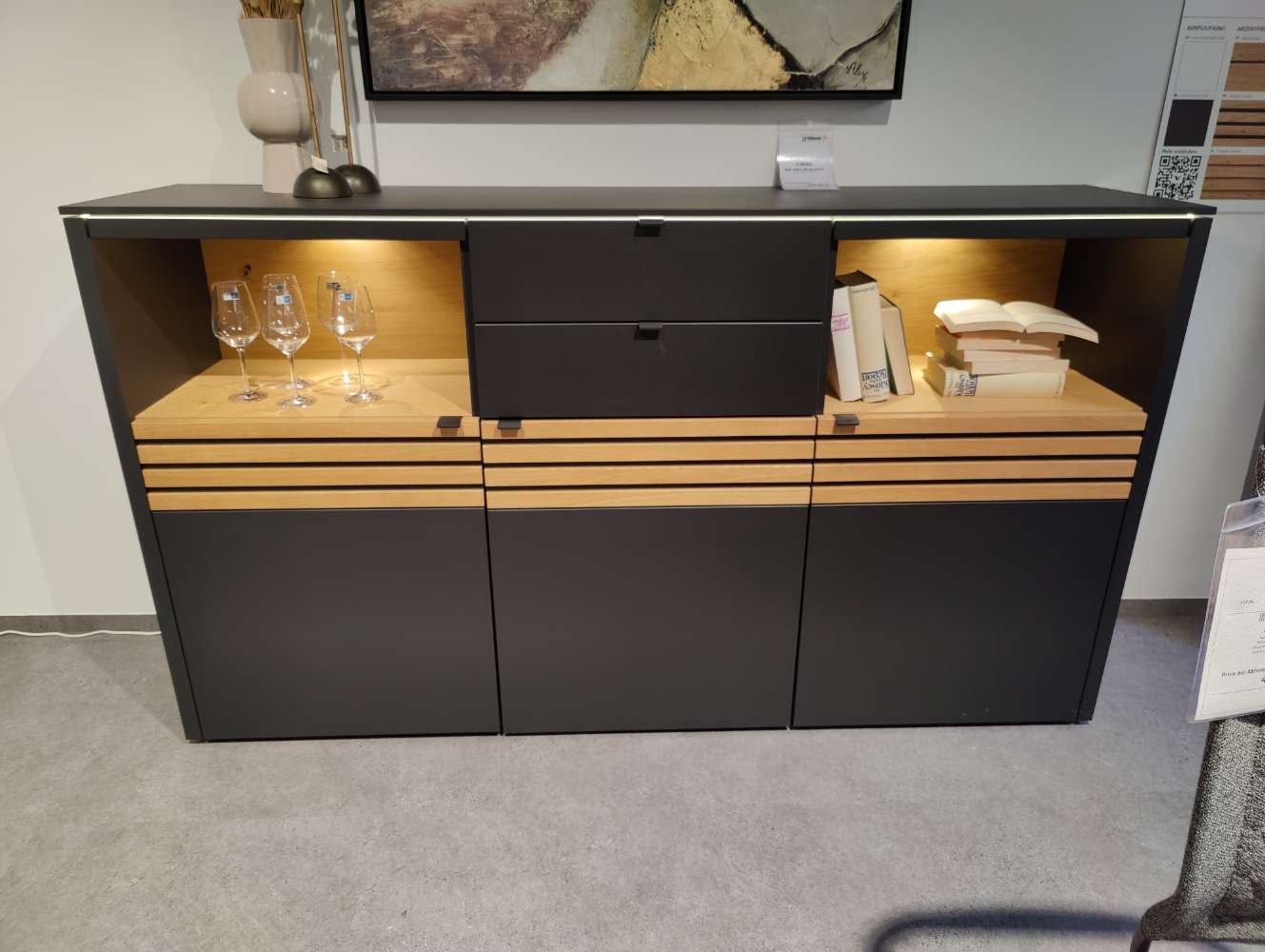 Sideboard – VENJAKOB –  Game – inkl. Beleuchtung