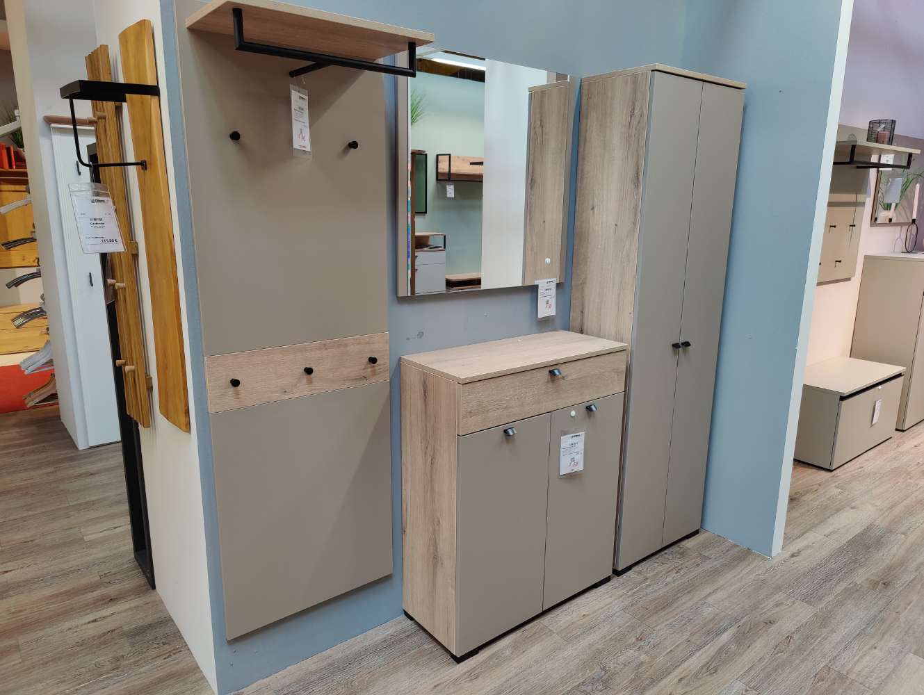 4-tlg. Garderoben-Set – UNA – Wittenbreder