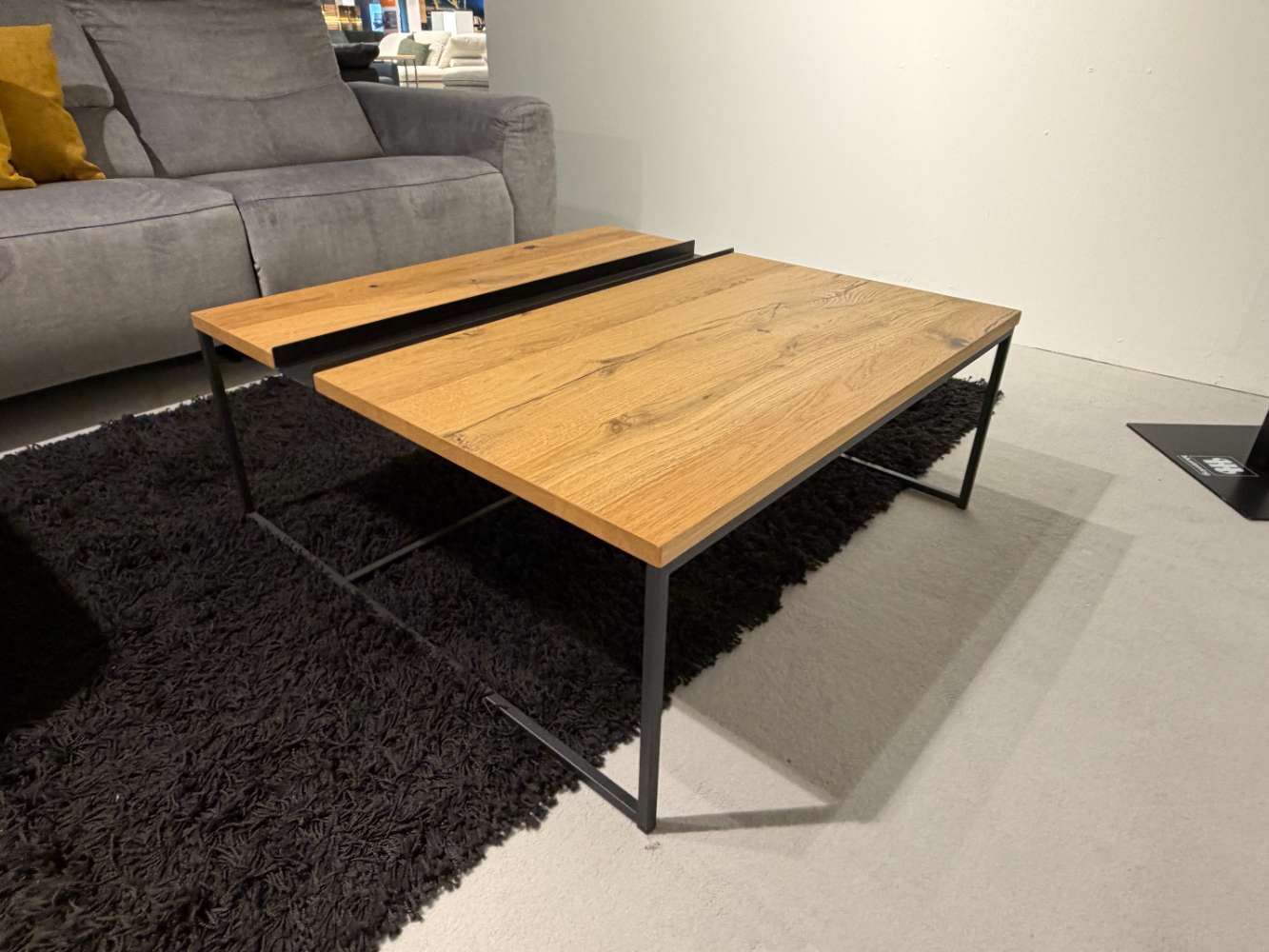 Couchtisch Venjakob Eiche rustico hell geölt, ca. 90x37x90 cm