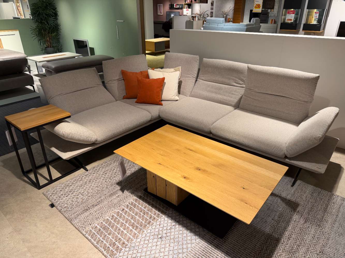 Polstergarnitur Koinor beige, ca. 209×277 cm