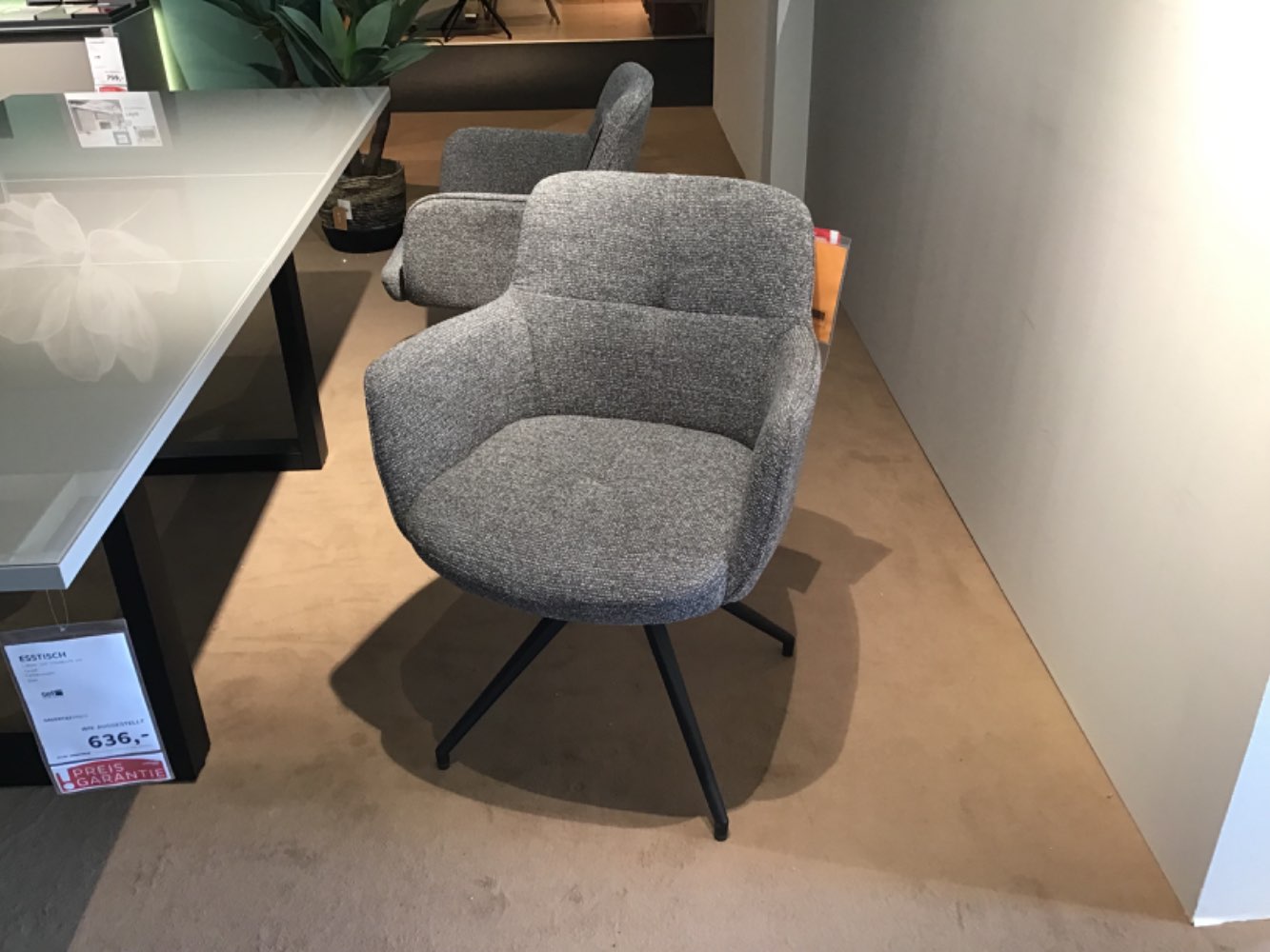 Möbel, Armlehnstuhl, grau, XXXLutz