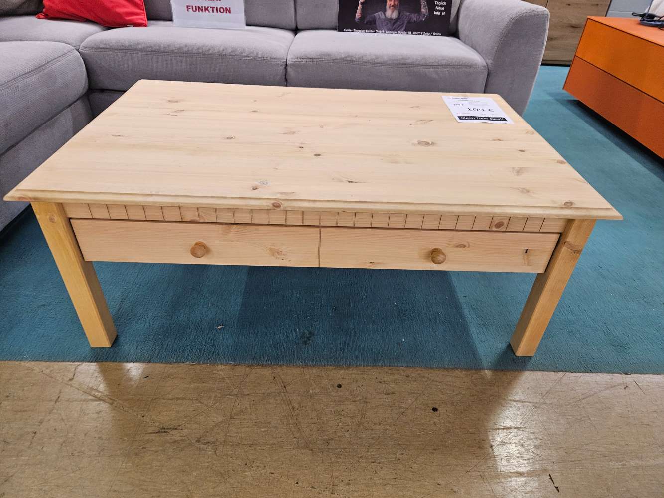 Couchtisch Lisa Natur gewachst statt 179€