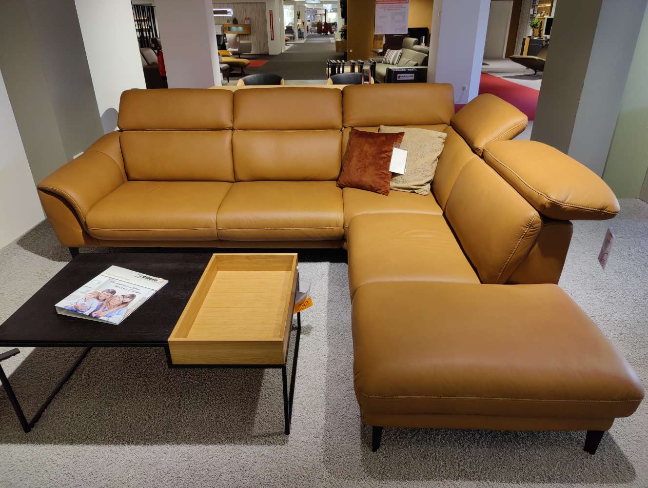 Ecksofa – Ledersofa – Garnitur – INTERLIVING 4461 – mit Motor