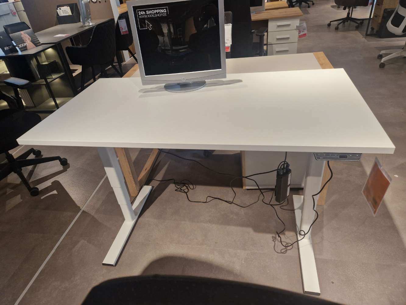 Möbel-Schreibtisch Voleo-Weiß-XXXLutz