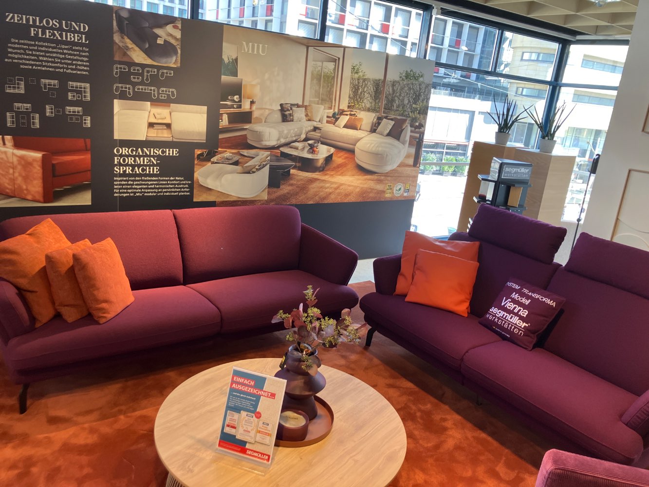 Polstergarnitur „Vienna“ aus den Segmüller Werkstätten