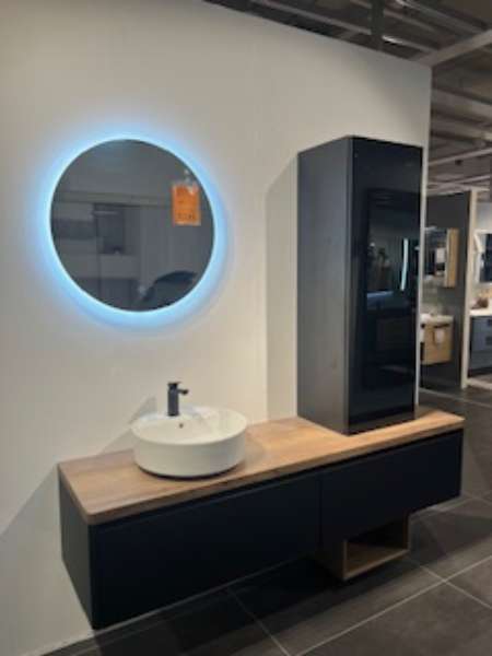 Möbel, Badezimmer Schwarz matt, XXXLutz