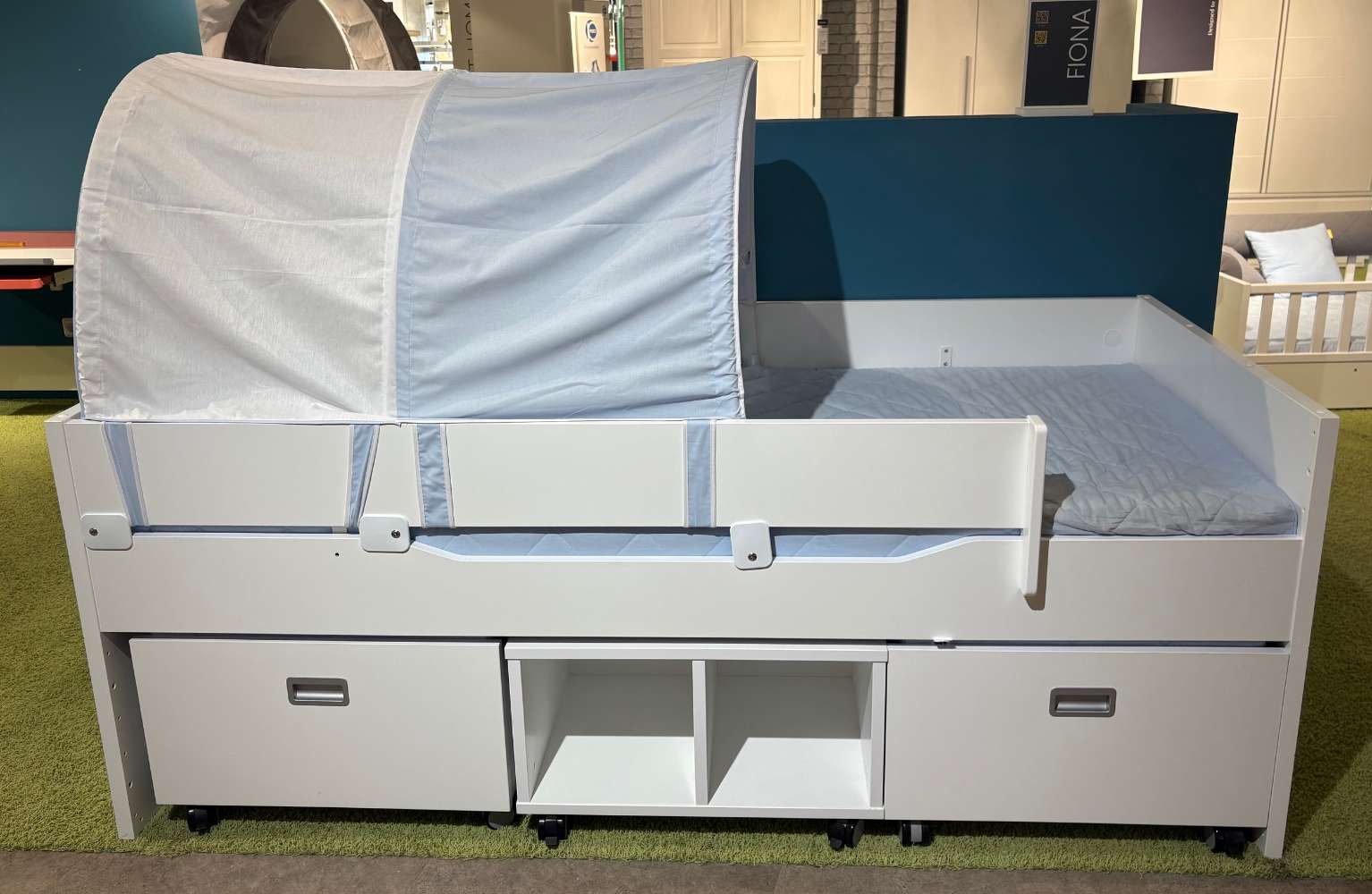 Jugendzimmer Bett und Kleiderschrank Kreideweiß⚡️Sparpreis⚡️