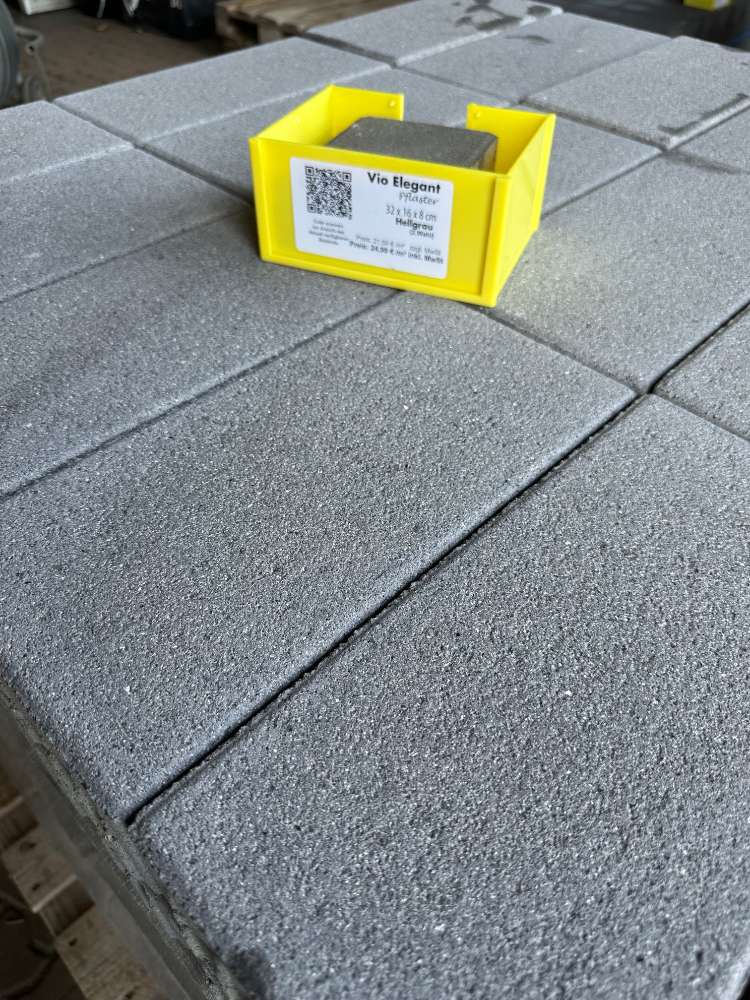 Vios Elegant 32x16x8 cm hellgrau feingestrahlt (Restposten)