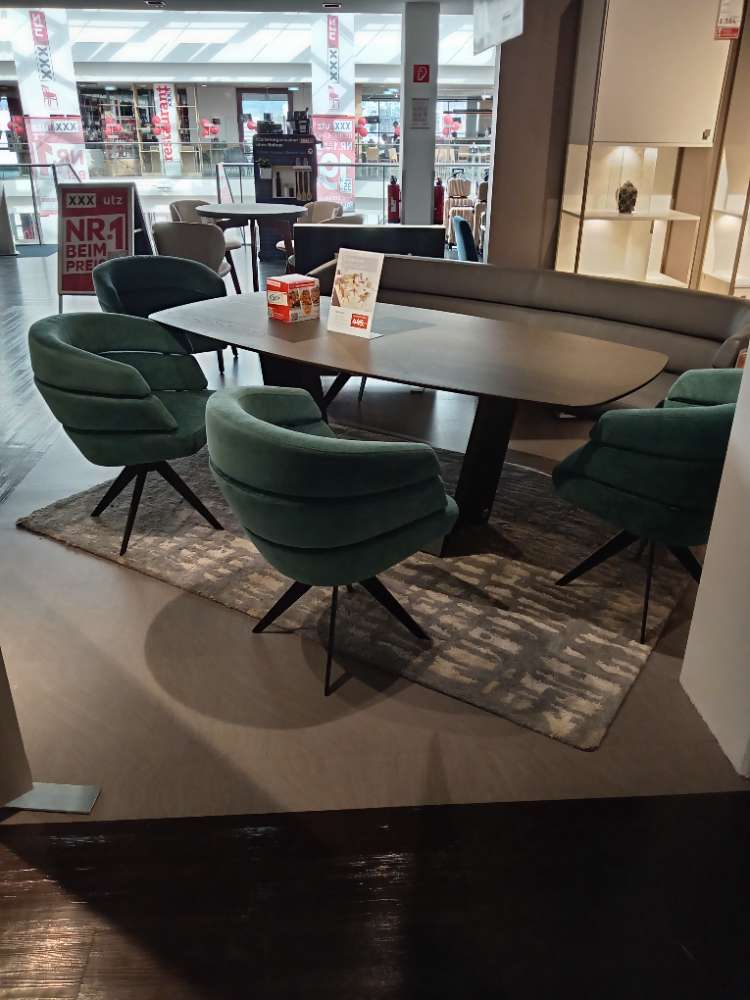 Esstischgruppe, Joop, Curves, 229x84x77cm, XXXLutz