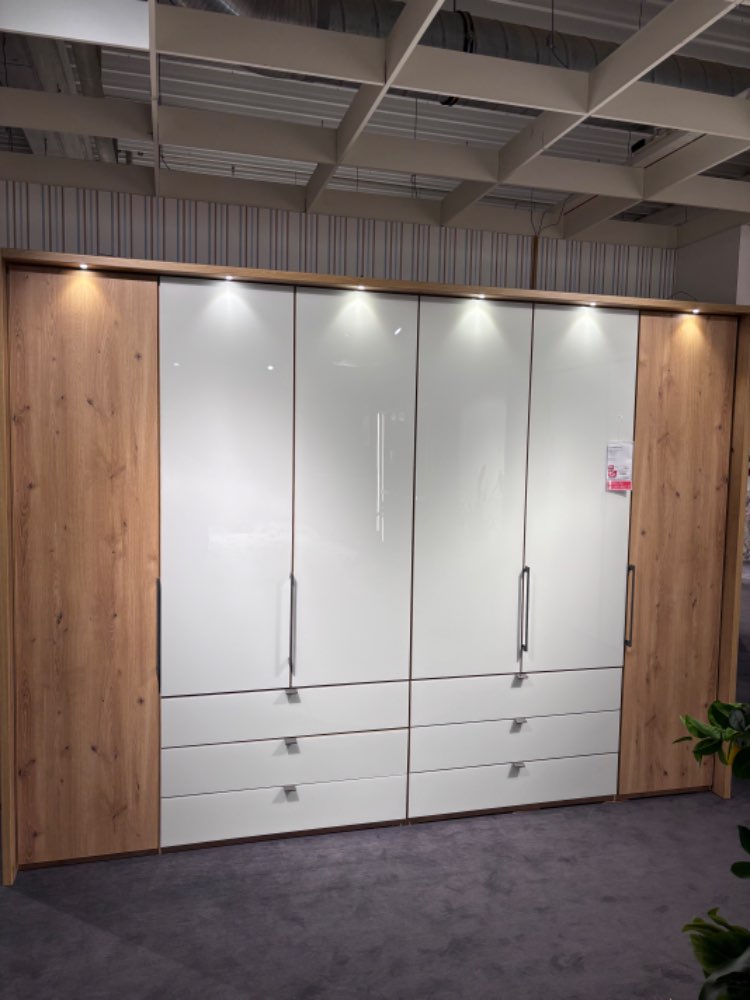 Möbel, Falttürenschrank, Hochglanz, XXXLutz