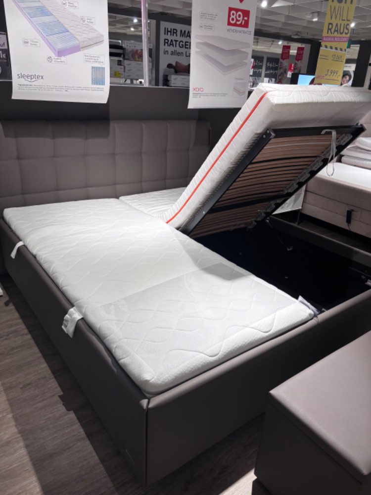 Möbel, Polsterbett, Taupe, XXXLutz