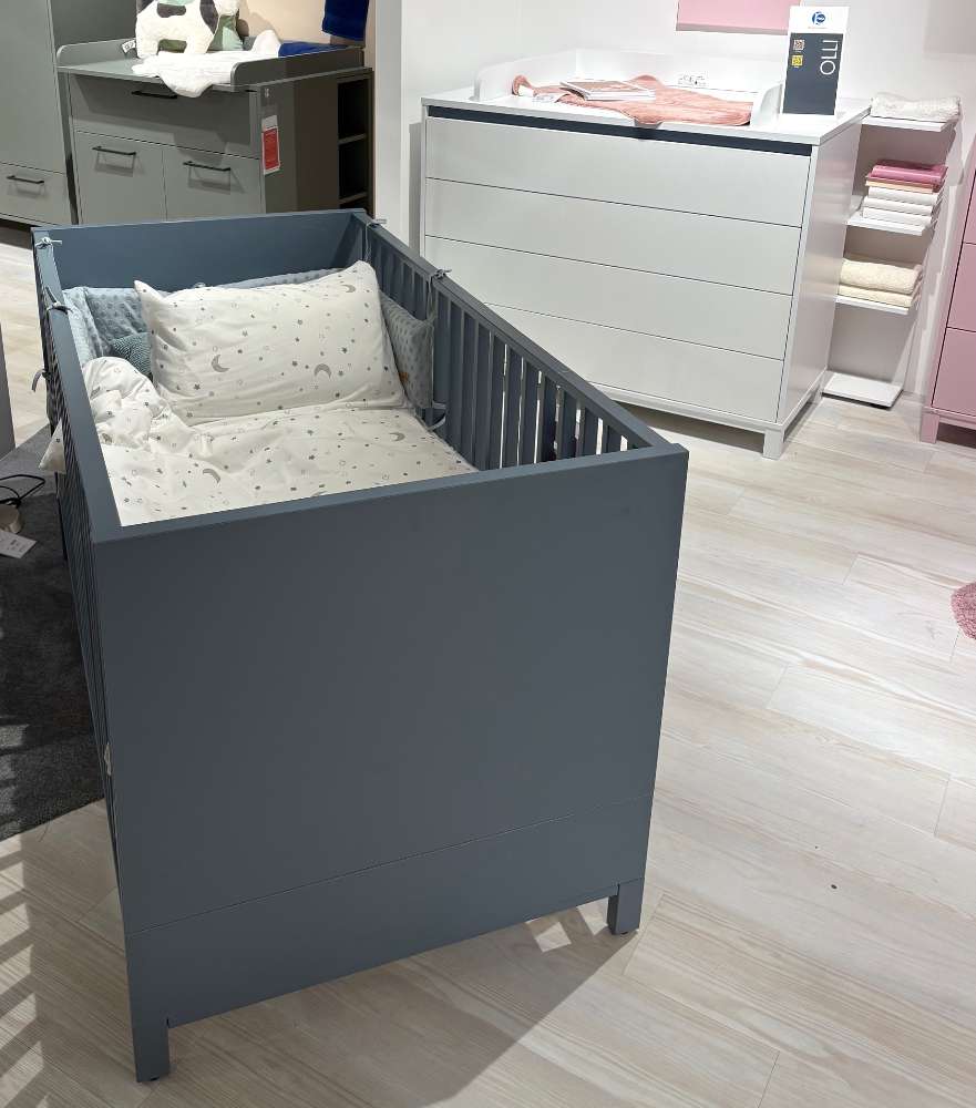 Babyzimmer kreideweiß / mattblau⚡️Sparpreis⚡️