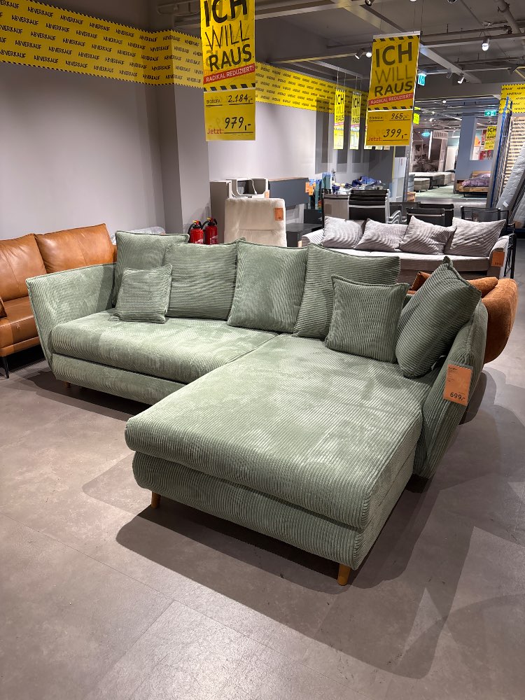 Möbel, Ecksofa, Cord, XXXLutz