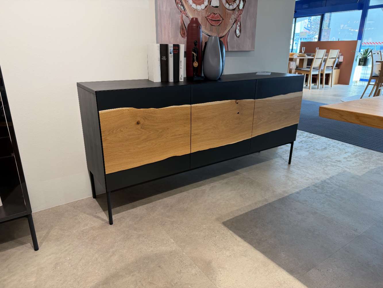 Sideboard Asteiche, ca. 166x41x78 cm