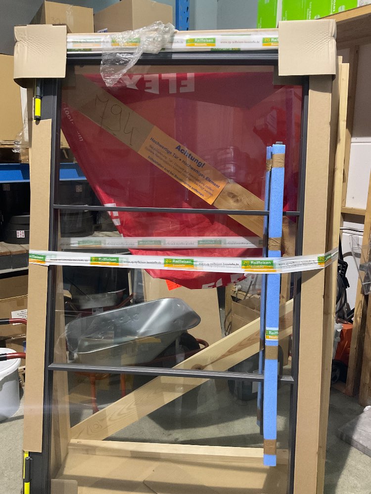 Stahl Lofttür Anthrazit