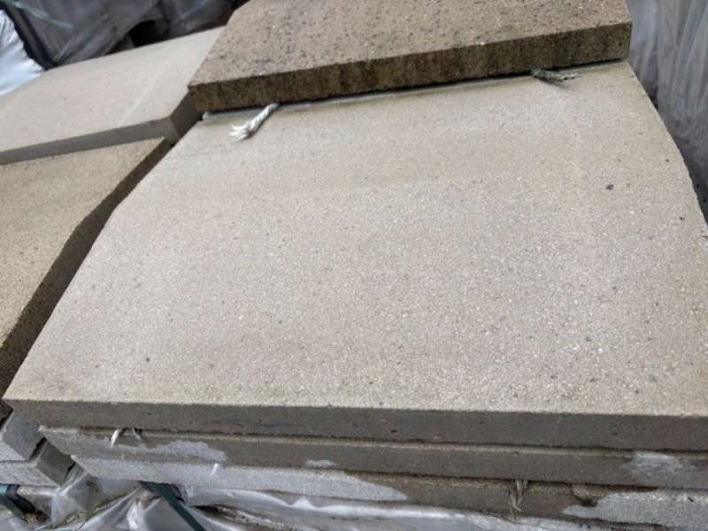 Mauerabdeckung Satteldach Naturgrau 49x40x4cm, II.Wahl