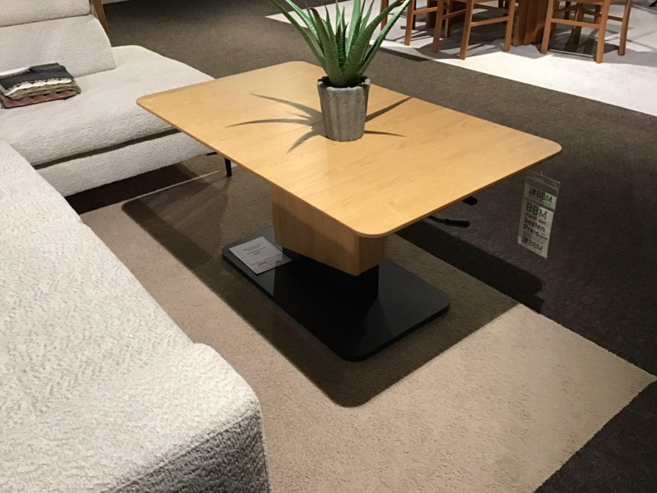 Couchtisch Ausziehbar und höhenverstellbar Maß 120(160)x54(73)x70