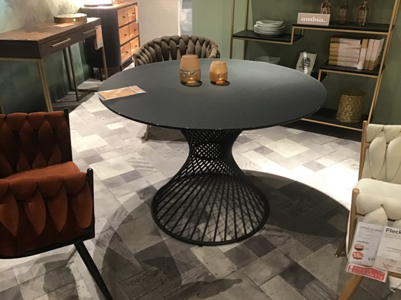 XXXLutz Ausstellungsstück Möbel Esstisch Doro schwarz Glas