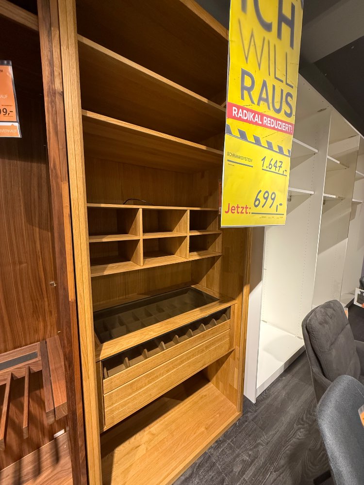 Kleiderschrank TEAM 7 Buche Massiv – XXXLutz Fellbach