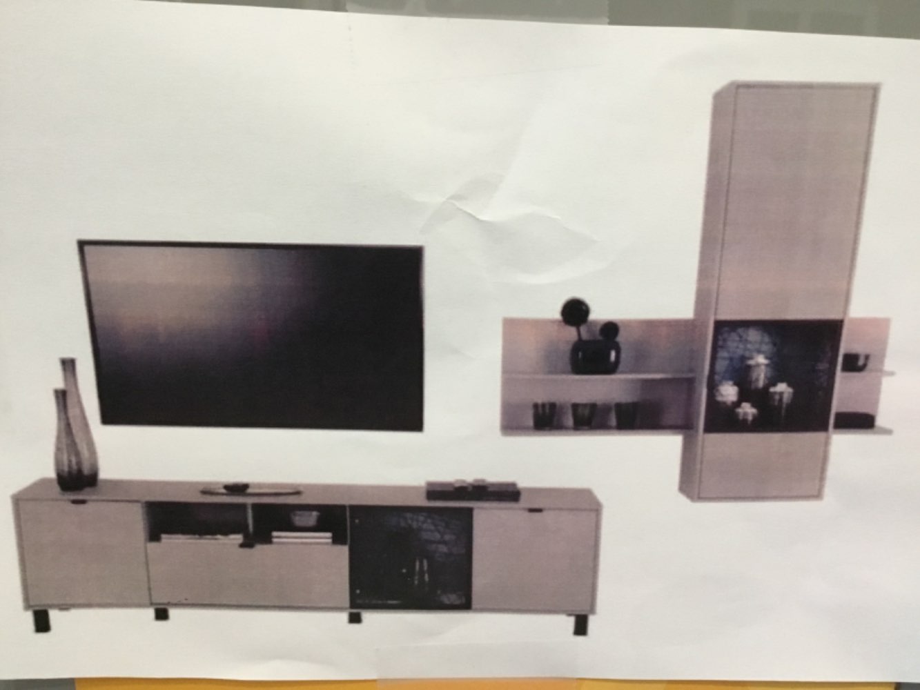 Wohnwand Time grau Glanz XXXLutz Bopfingen