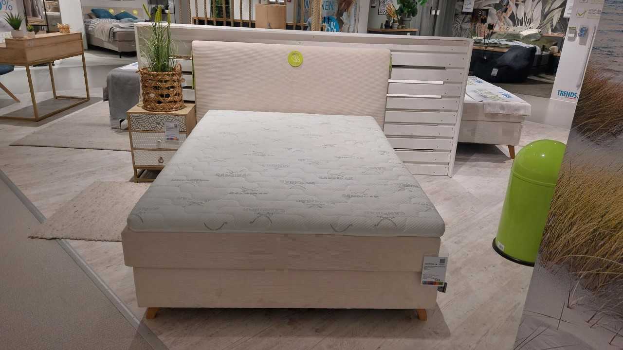 Boxspringbett, Sansibar, Cord natur