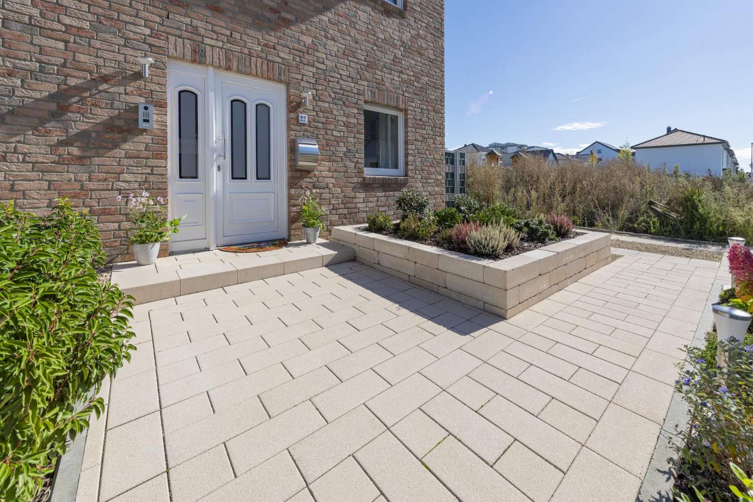 Vios 60x30x8 cm beige gestrahlt (Restposten)