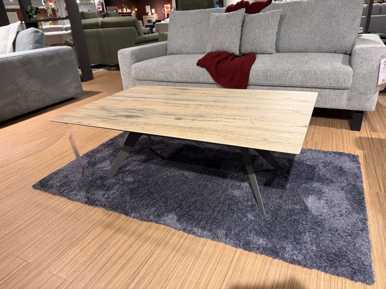 Couchtisch Keramik Holzoptik, ca. 110x40x70 cm