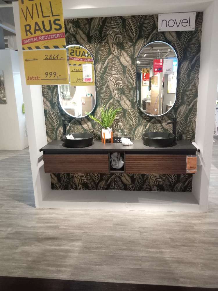 Badezimmer, Novel, NV. 075,Braun, 180cm,XXXLutz