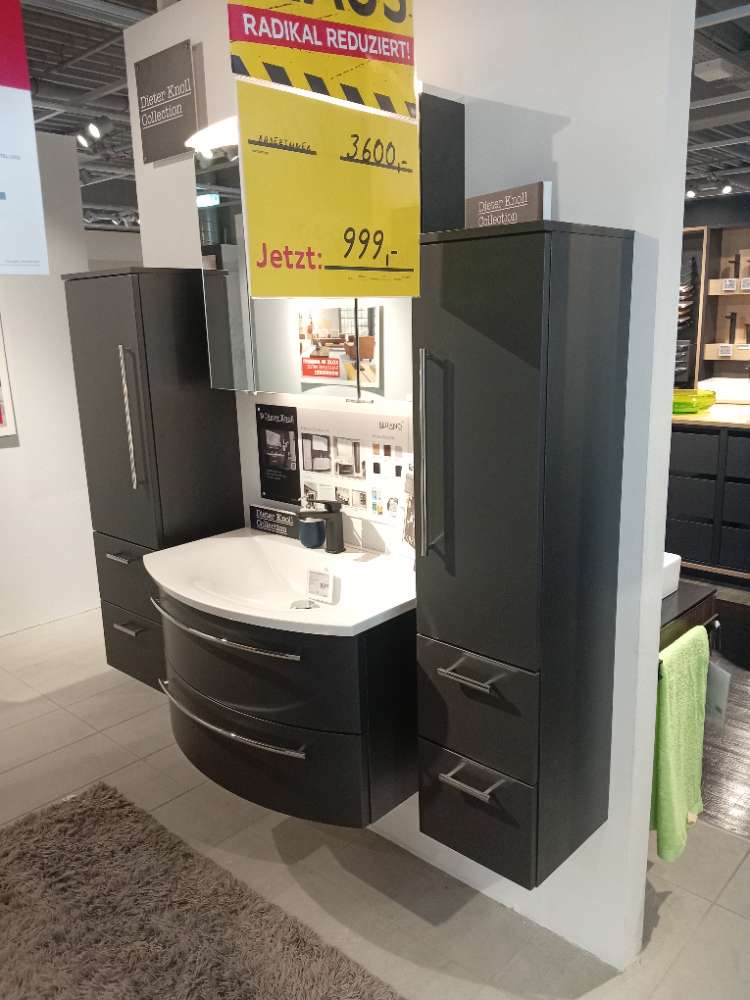 Badezimmer, Dieter Knoll, Bellano-DK-, 82,9cm,Grau, XXXLutz