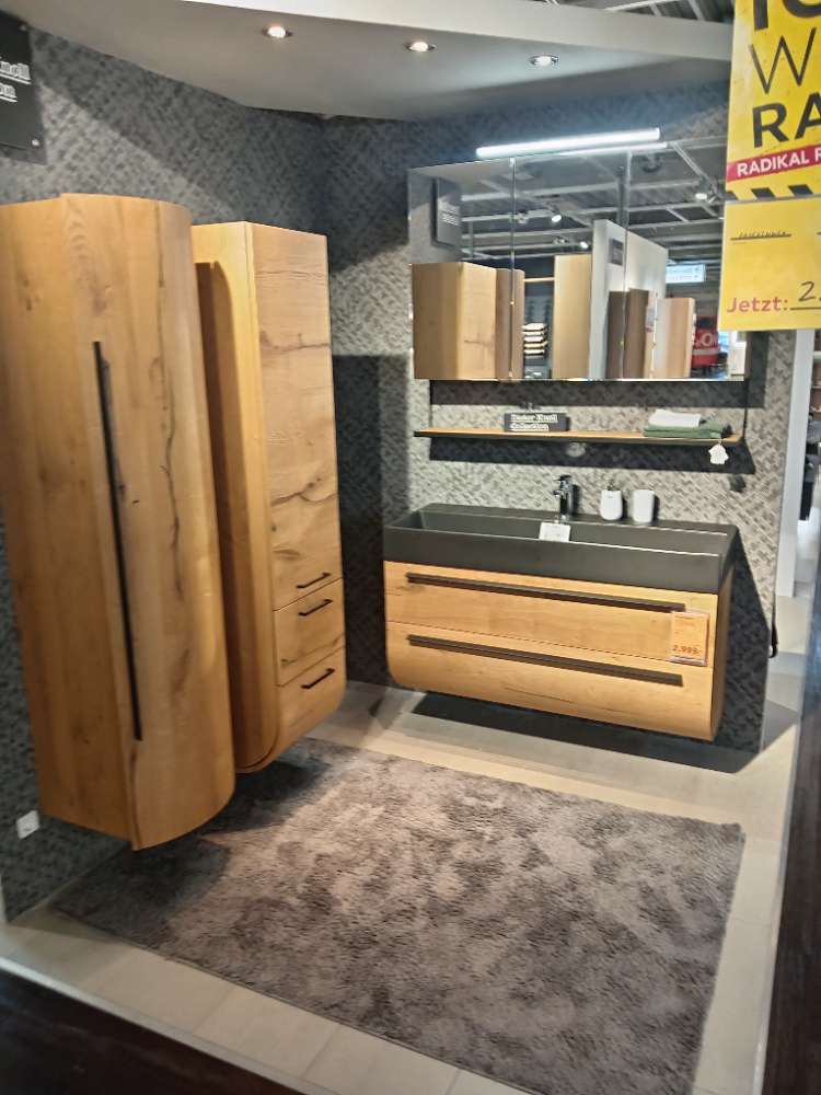 Badezimmer, Dieter Knoll, Limana-DK, 121cm,Eichefarben, XXXLutz