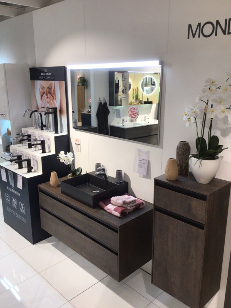 3 teiliges Badezimmerset Braun