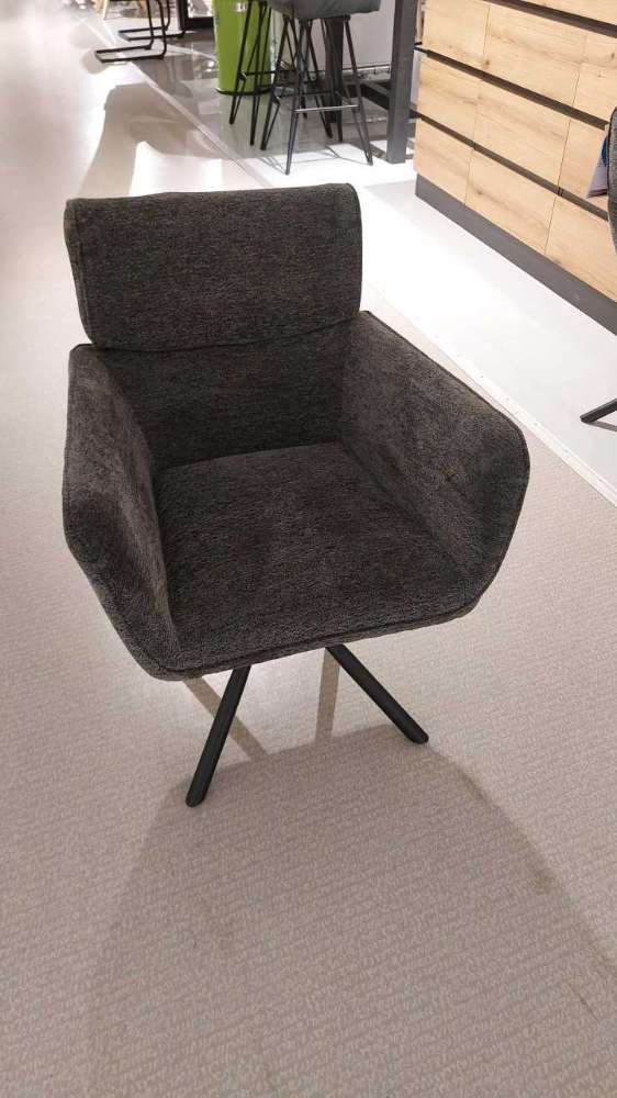 Armlehnstuhl, dunkelgrau