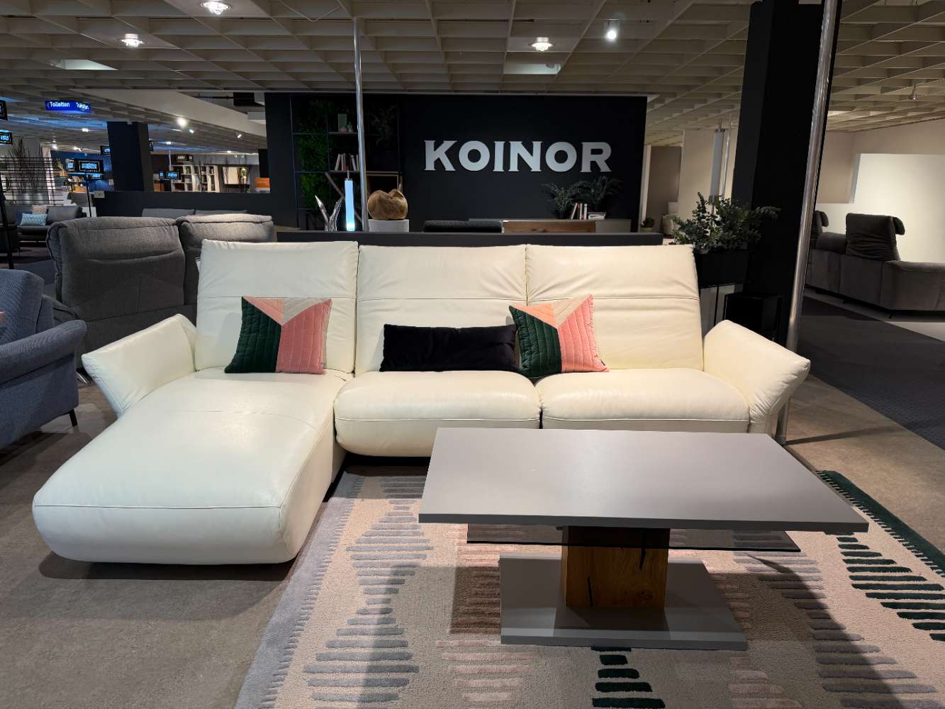 Polstergarnitur Koinor weiß