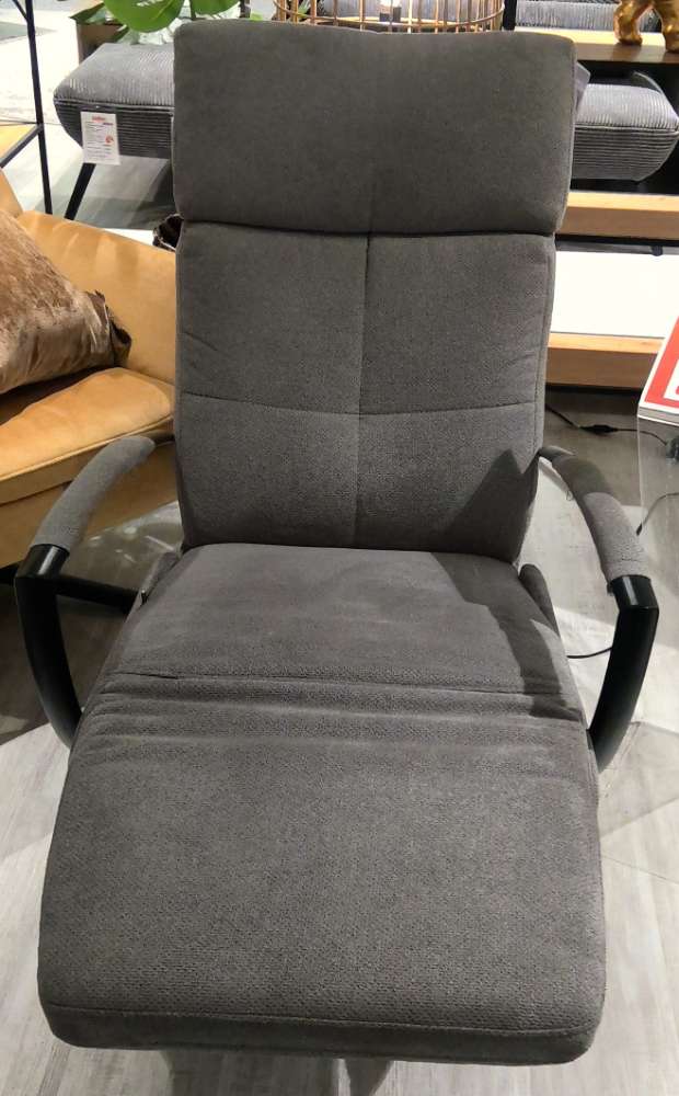 Steinpol Drehsessel „Torino“, grau