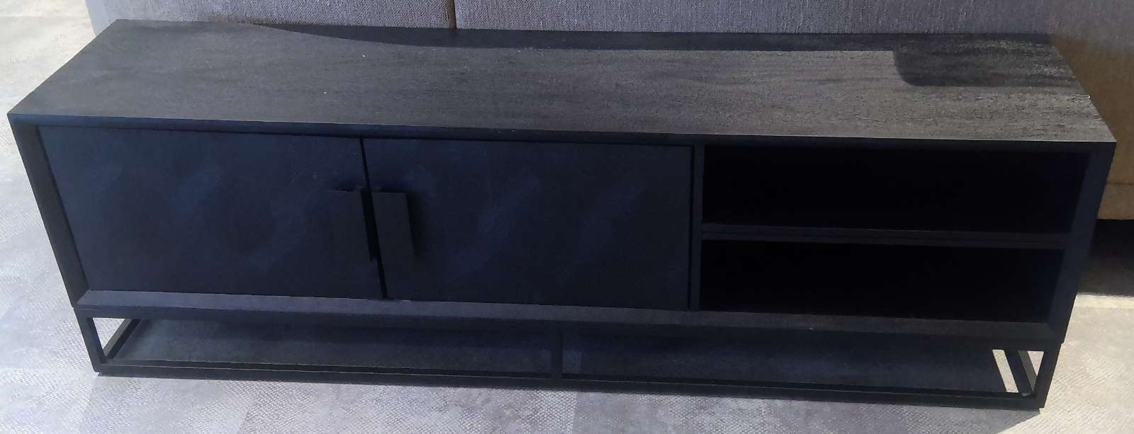 Trendhopper TV-Element / Sideboard „Nardo“, Holz, schwarz