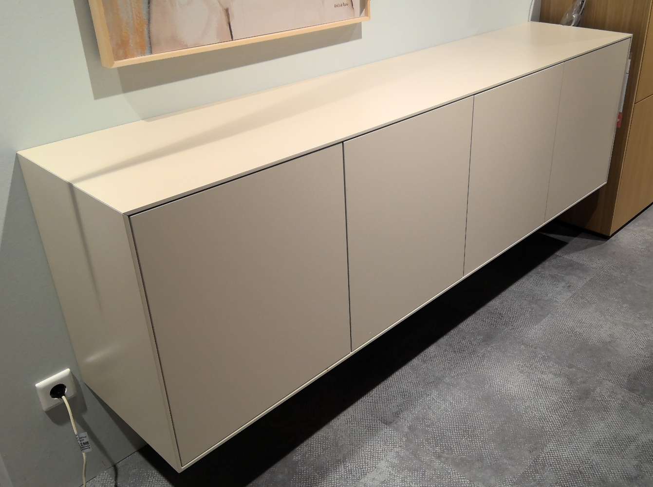 Trendhopper Lowboard „Moiano“ Creme / Pastell