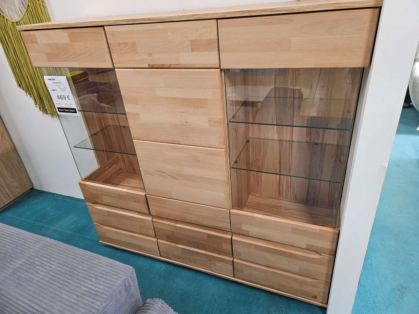 Kommode Karina teilmassiv Kernbuche statt 1449€