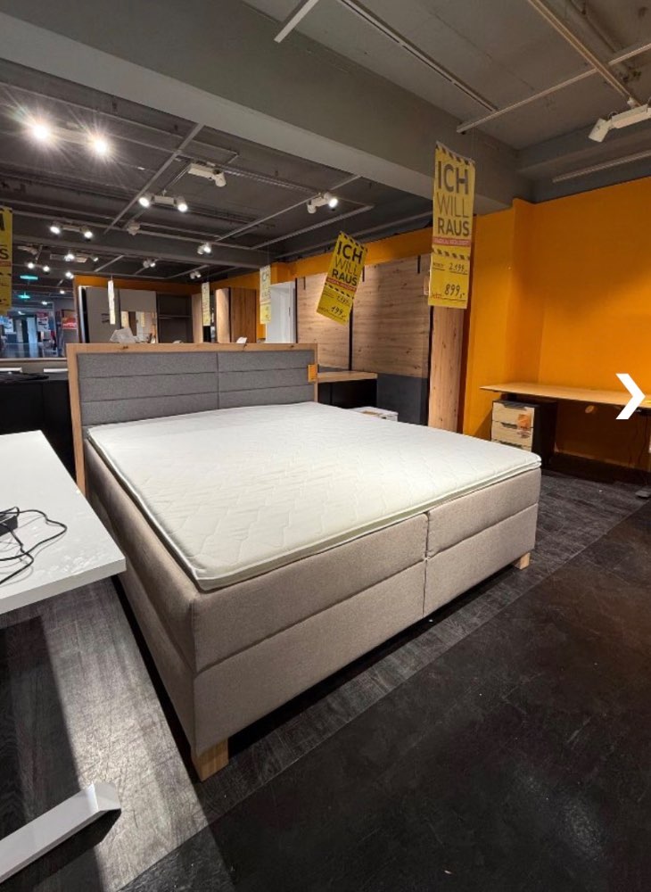 Boxbett 180×200 mit Topper und Bettkästen – XXXLutz Fellbach