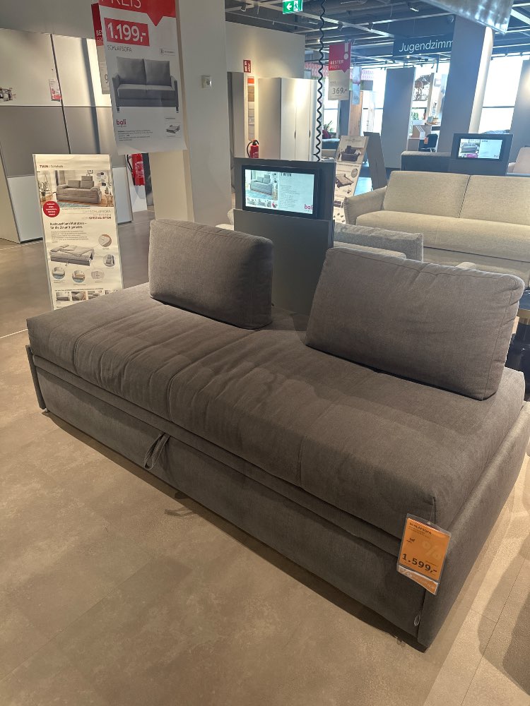 Möbel, Schlafsofa Twin, Bali, 212x56x98, XXXLutz