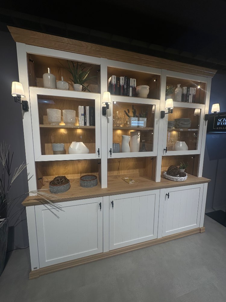 Buffetschrank, Wohnwand, Anrichte, Vitrine